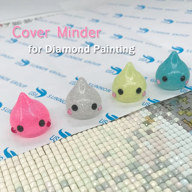 Diamond Painting Tools Glitter Drop Magnet Cover Minders for Parchment Paper